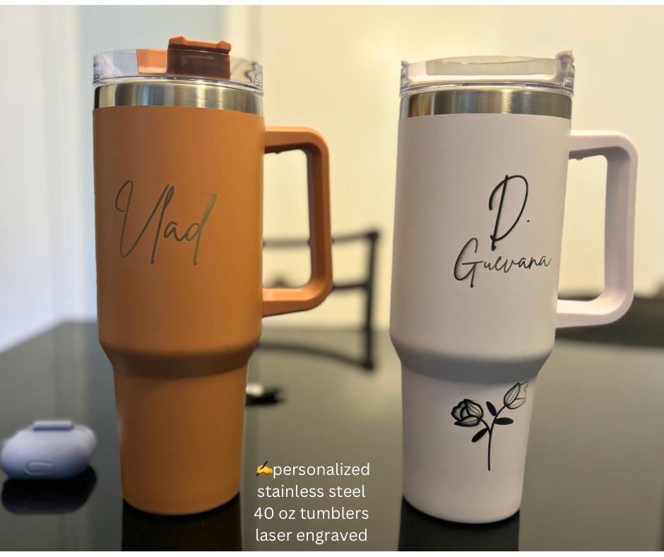 ✍️Personalized stainless steel 40 oz tumbler