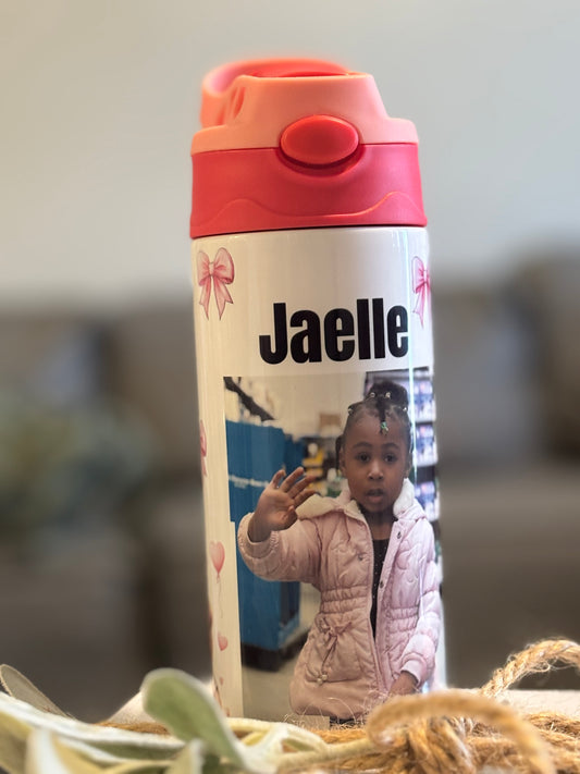 1 pc personalized kids 12 oz sublimation tumbler