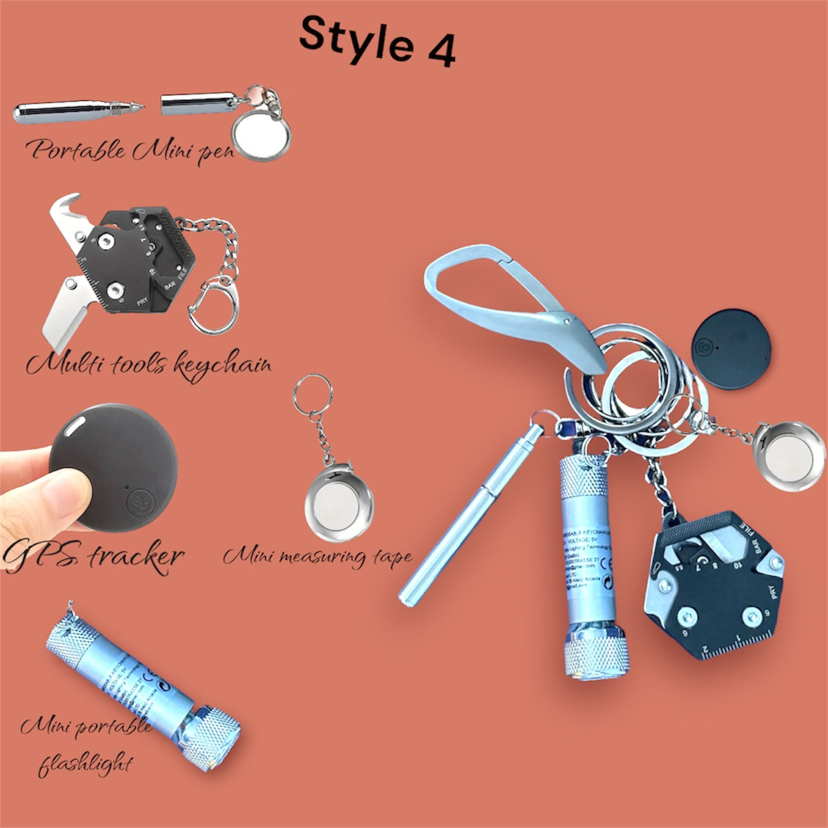 Keychain set for men