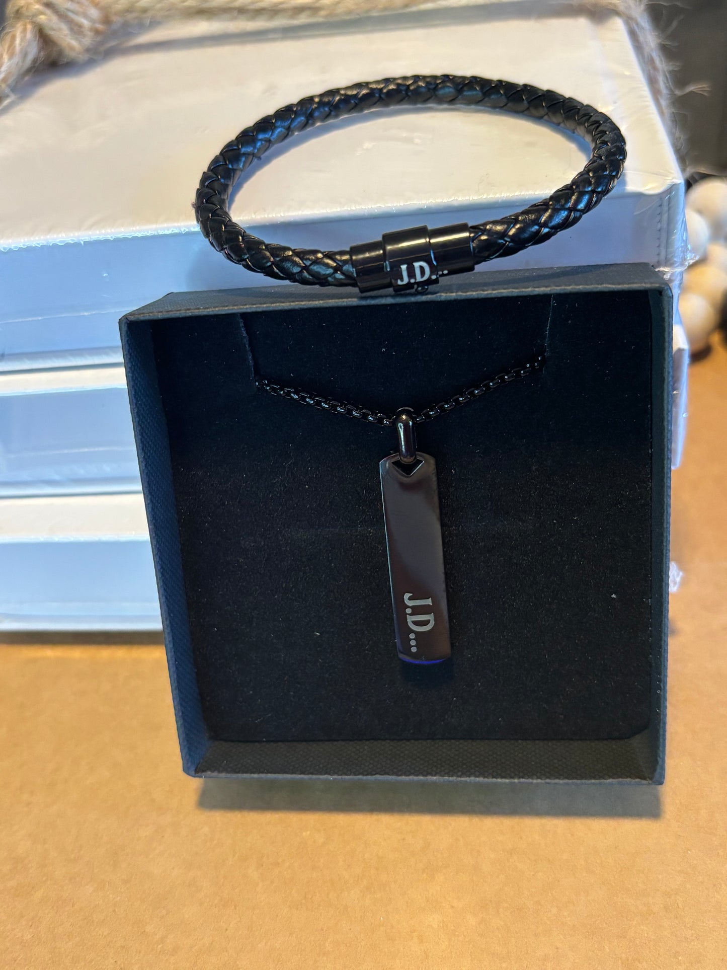 Set Bracelet and necklace for men