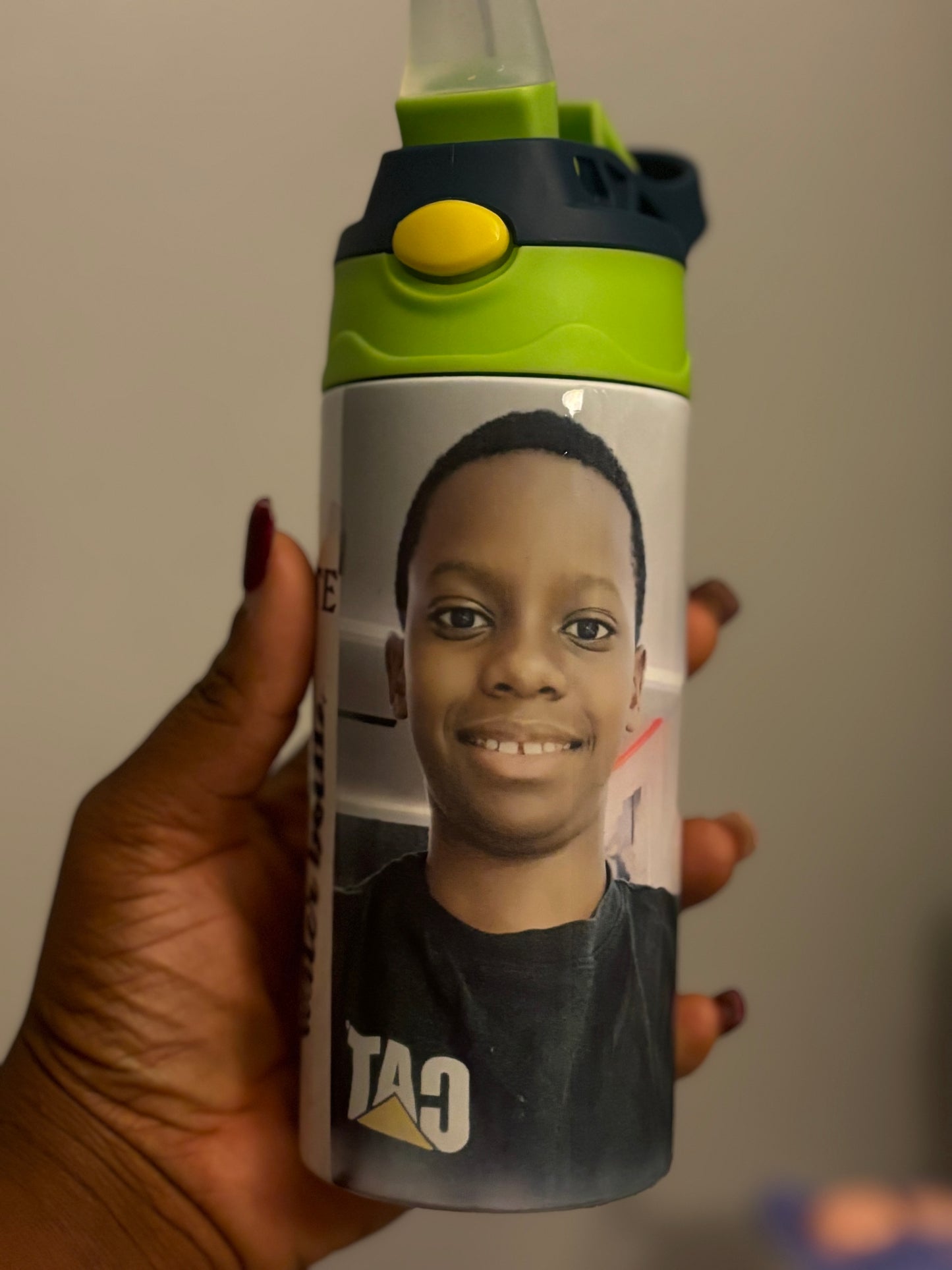 1 pc personalized kids 12 oz sublimation tumbler