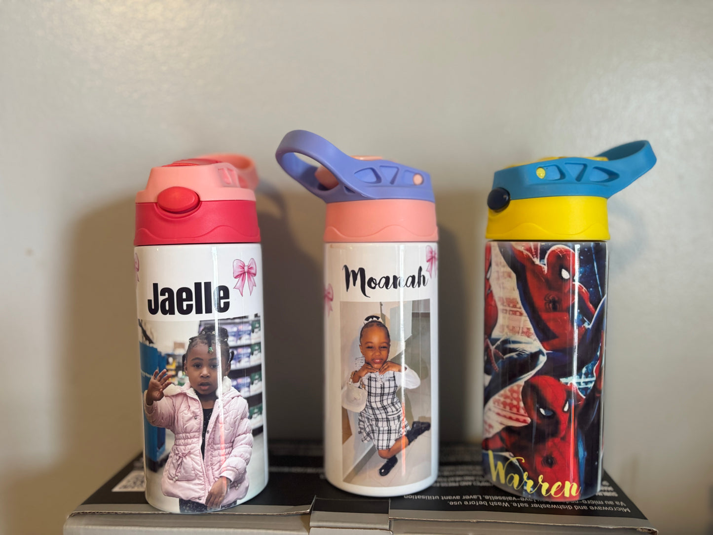 1 pc personalized kids 12 oz sublimation tumbler