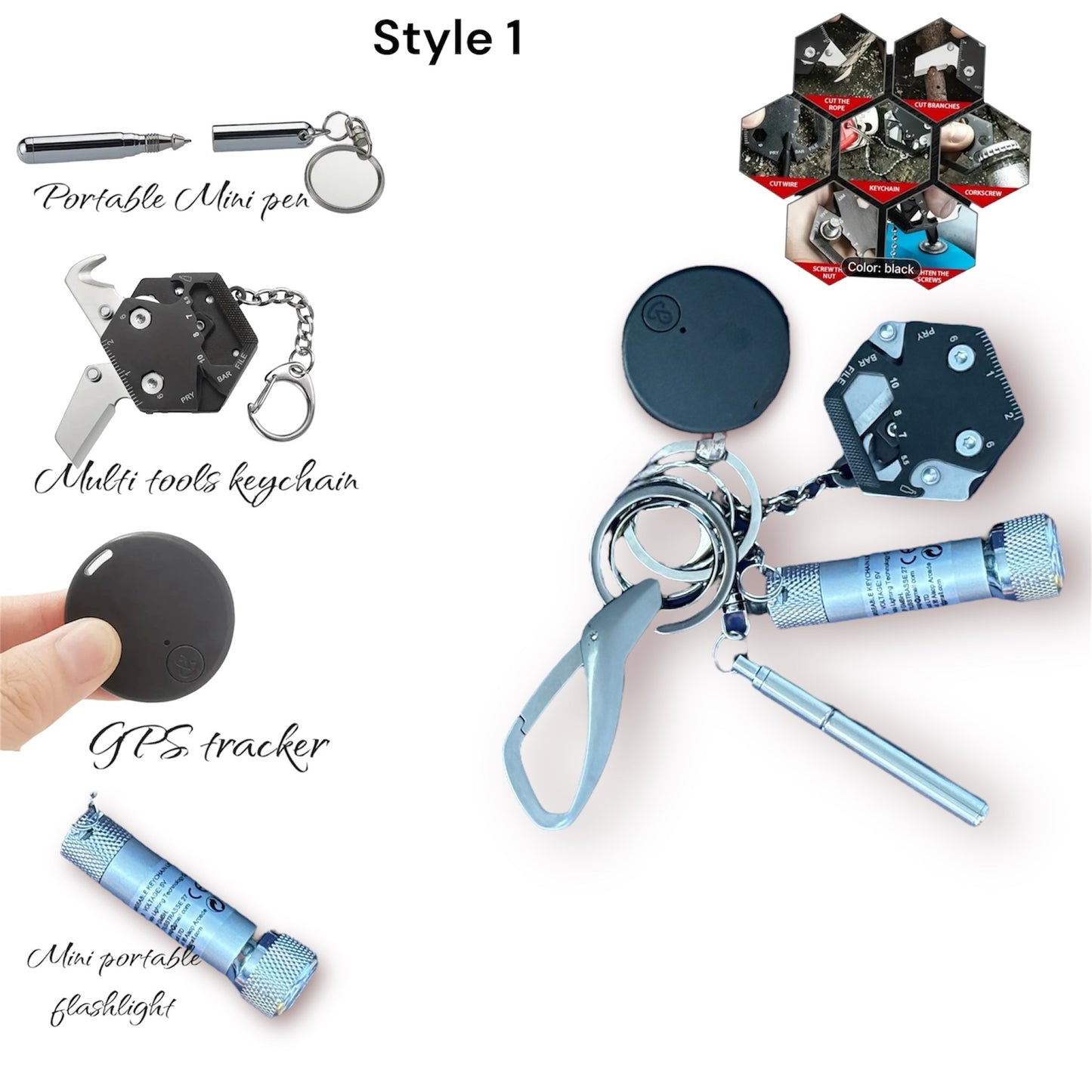 Keychain set for men