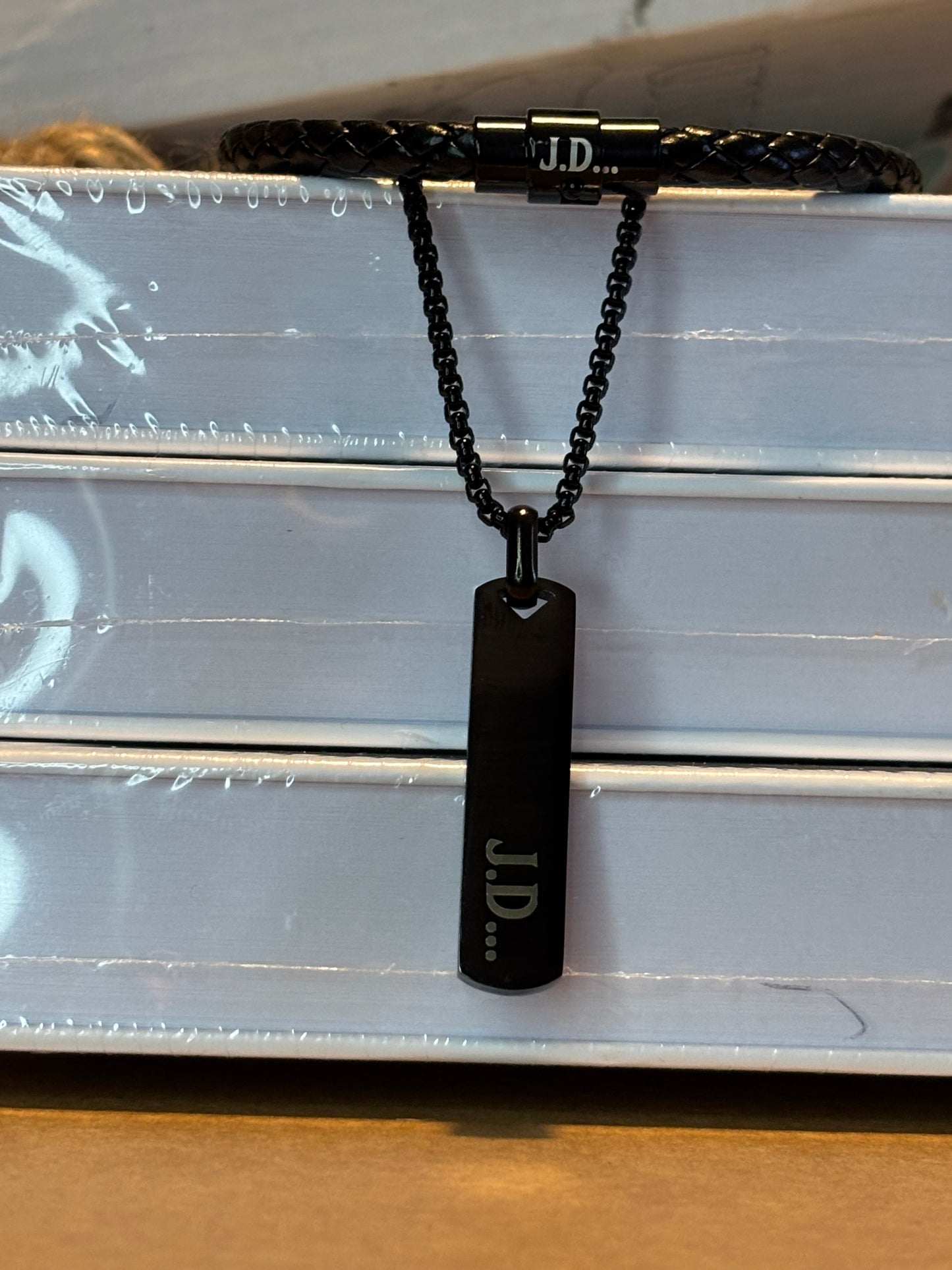 Set Bracelet and necklace for men