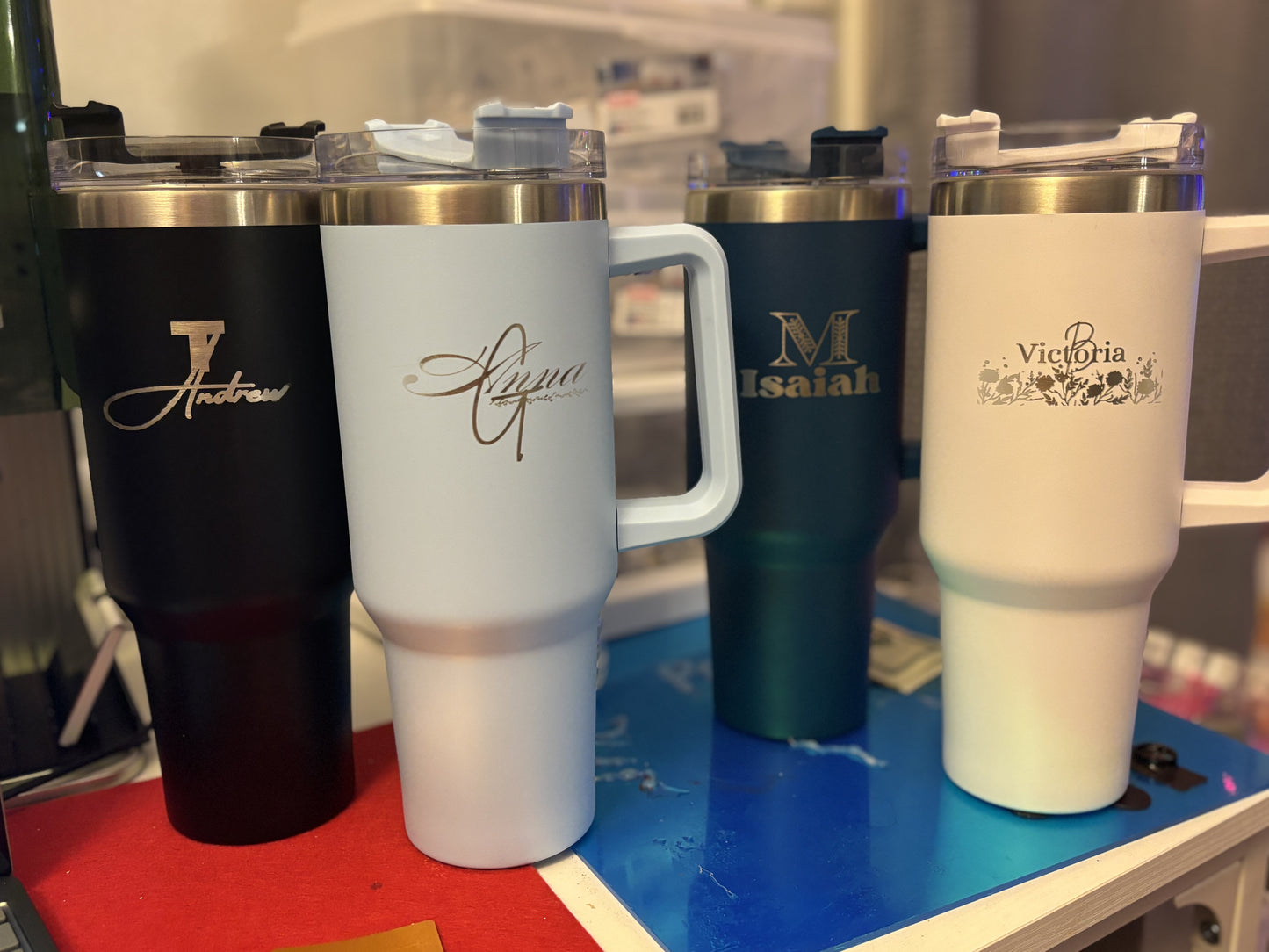 ✍️Personalized stainless steel 40 oz tumbler