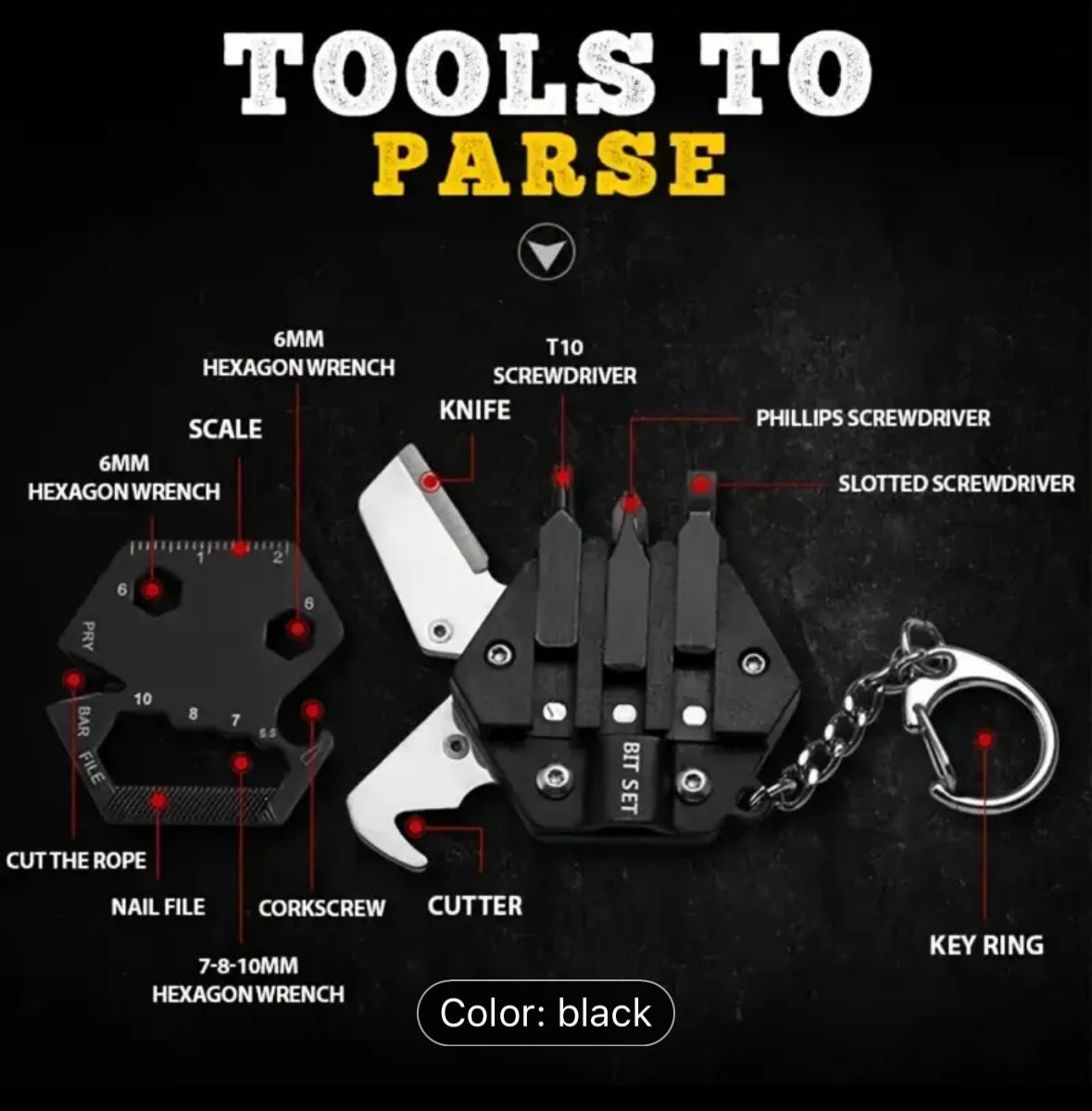 Keychain set for men