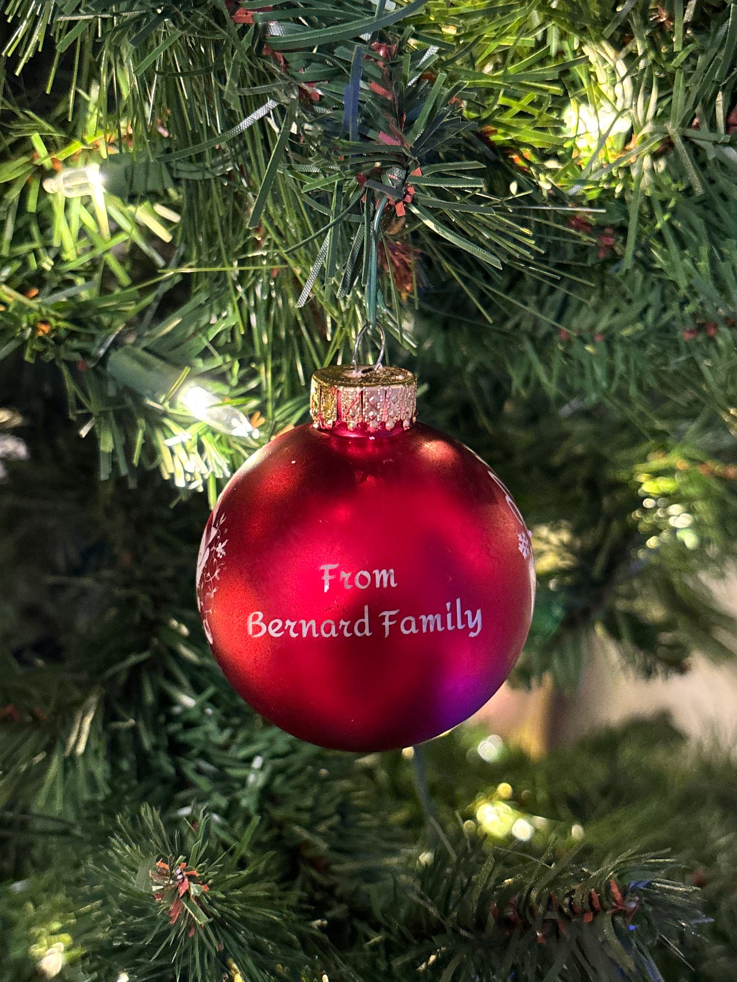 Personalized Christmas ornaments