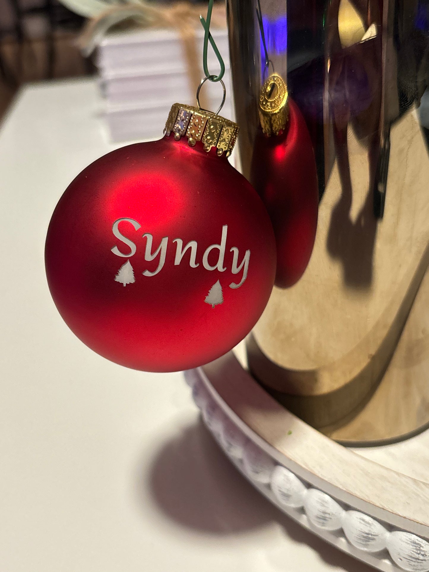 Personalized Christmas ornaments